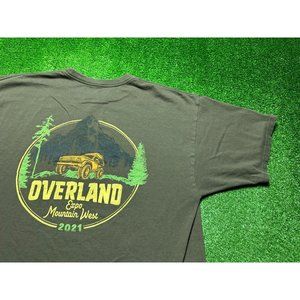 Piston Driven Overland Expo Mountain West Men's Graphic Tee 2XL Brown